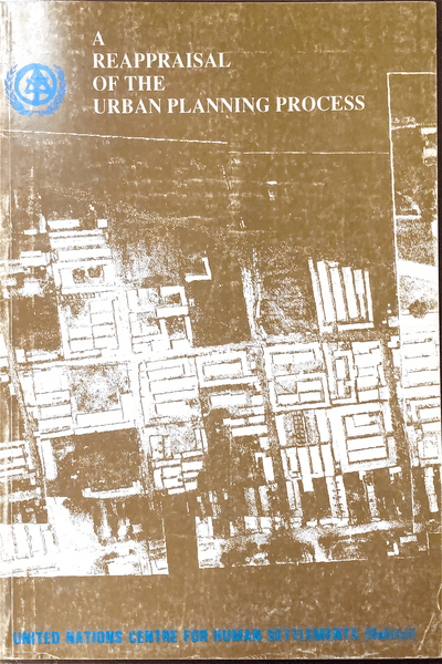 Couverture — A Reappraisal of the Urban Planning Process