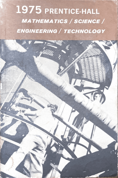 Couverture — 1975 Prentice-Hall Mthematics/Sciences/Engeneering/Technology