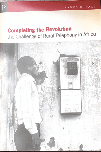 Couverture — Completing the Revolution, The challenge of rural telephony in Africa