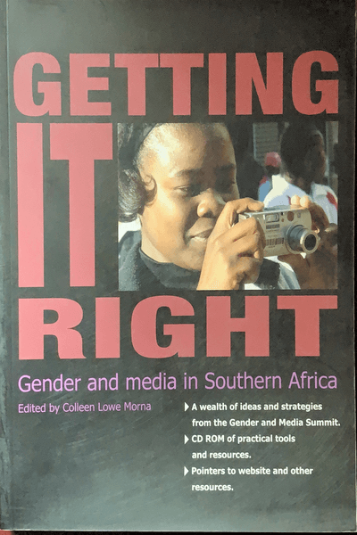 Couverture — Getting it Right Gender and media in South Africa