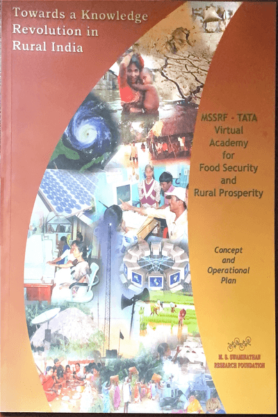 Couverture — ToWards a Knoledge revolution in Rural India. Virtual academy for secuty and rural prosperity
