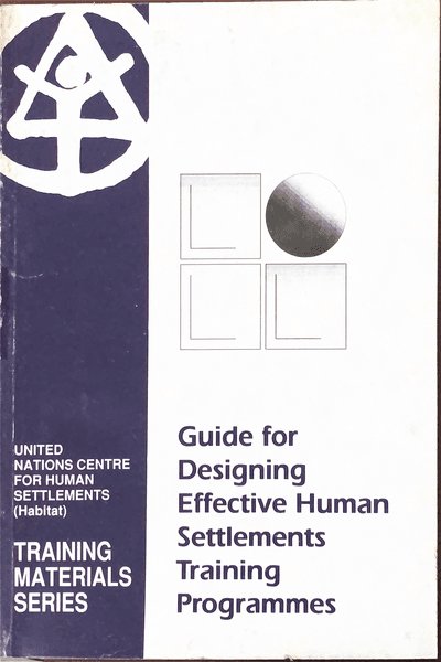 Couverture — Trainer's Guide for Training of Elected Officials