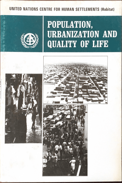 Couverture — Report of the special meeting of African ministers responsible for human settlements in the African region preperatory to the second united nations conference on human settlements (Habitat II)