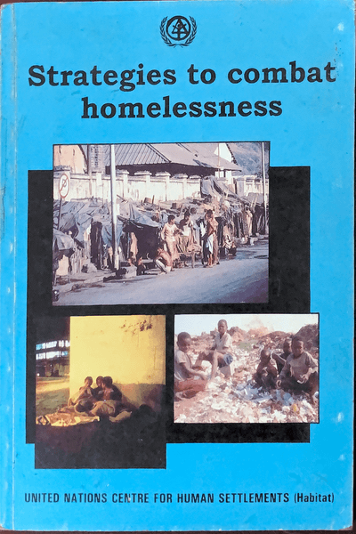 Couverture de Strategies to combat homelessness