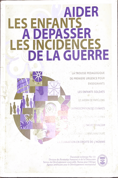 Couverture — Aider les enfants a depasser les incidences de la guerre